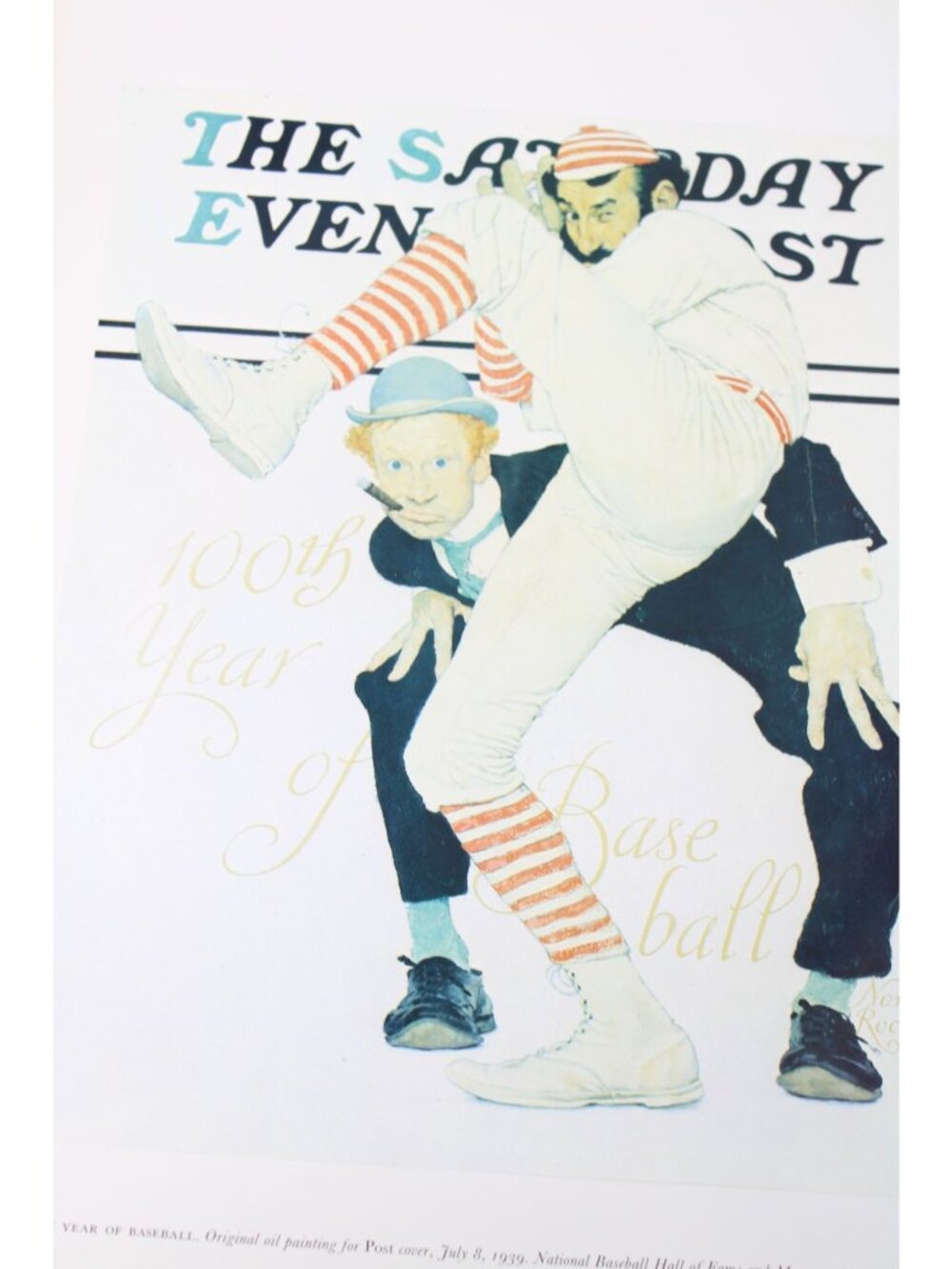 Saturday Evening Post 1939 Baseball Reprint Print Norman Rockwell 94800